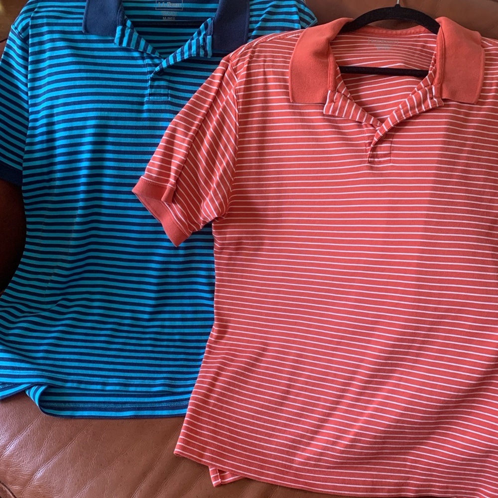 2 L L Bean polos